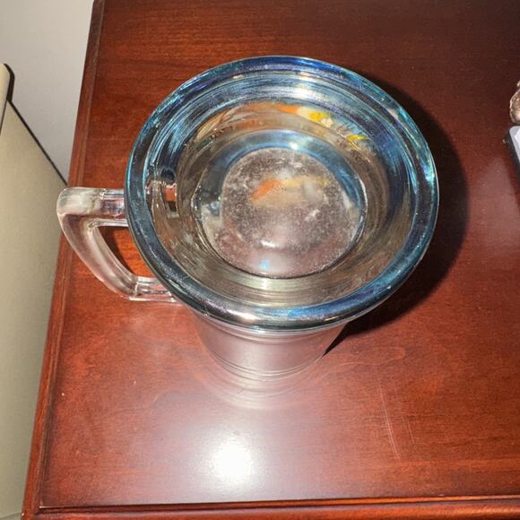 VTG Princess House Beer Mug Stein Pheasants Weighted Base Glass - Picture 5 of 7